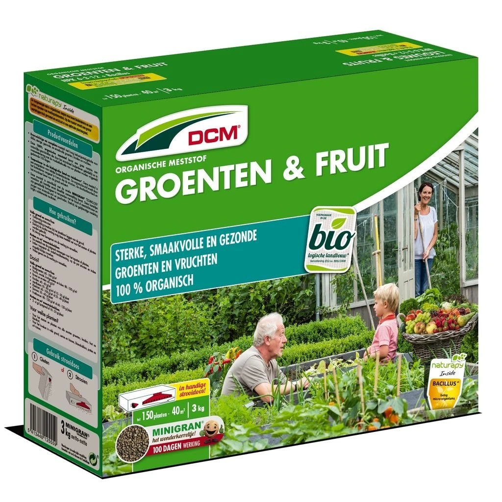 DCM Meststof Groenten & Fruit (MG) (3kg) (SD) 1 DCM Meststof Groenten & Fruit (MG) (3kg) (SD)