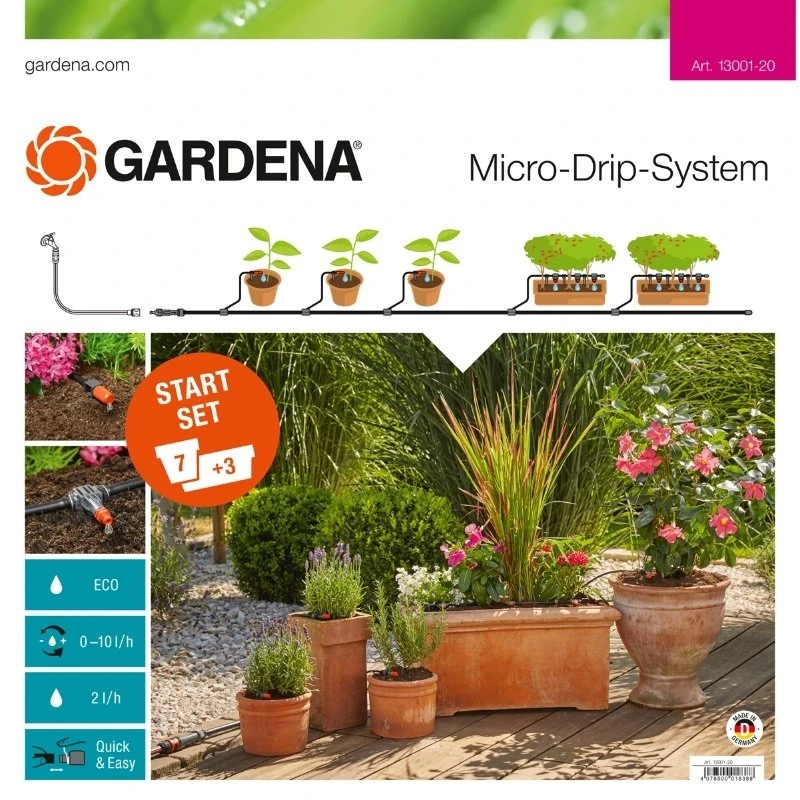GARDENA Startset Micro-Drip-System Terras/balkon 1 GARDENA Startset Micro-Drip-System Terras/balkon
